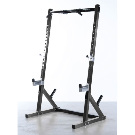 Powertec Workbench Half Rack Black