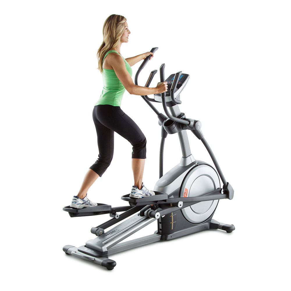 NordicTrack E7.2 Elliptical Cross Trainer w/ Incline Ramp - iFit Live ...