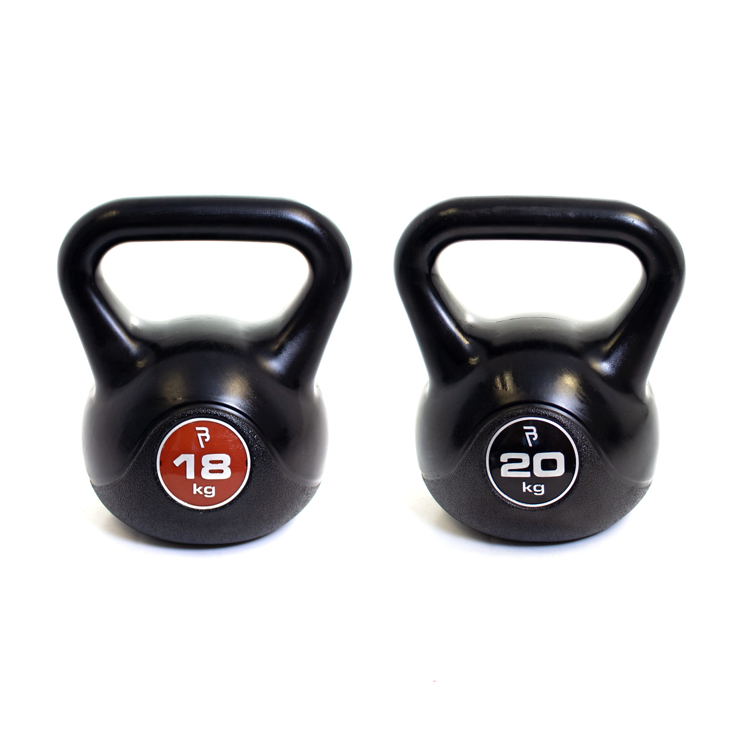 Body Power 18kg 20kg Vinyl Kettlebell Set