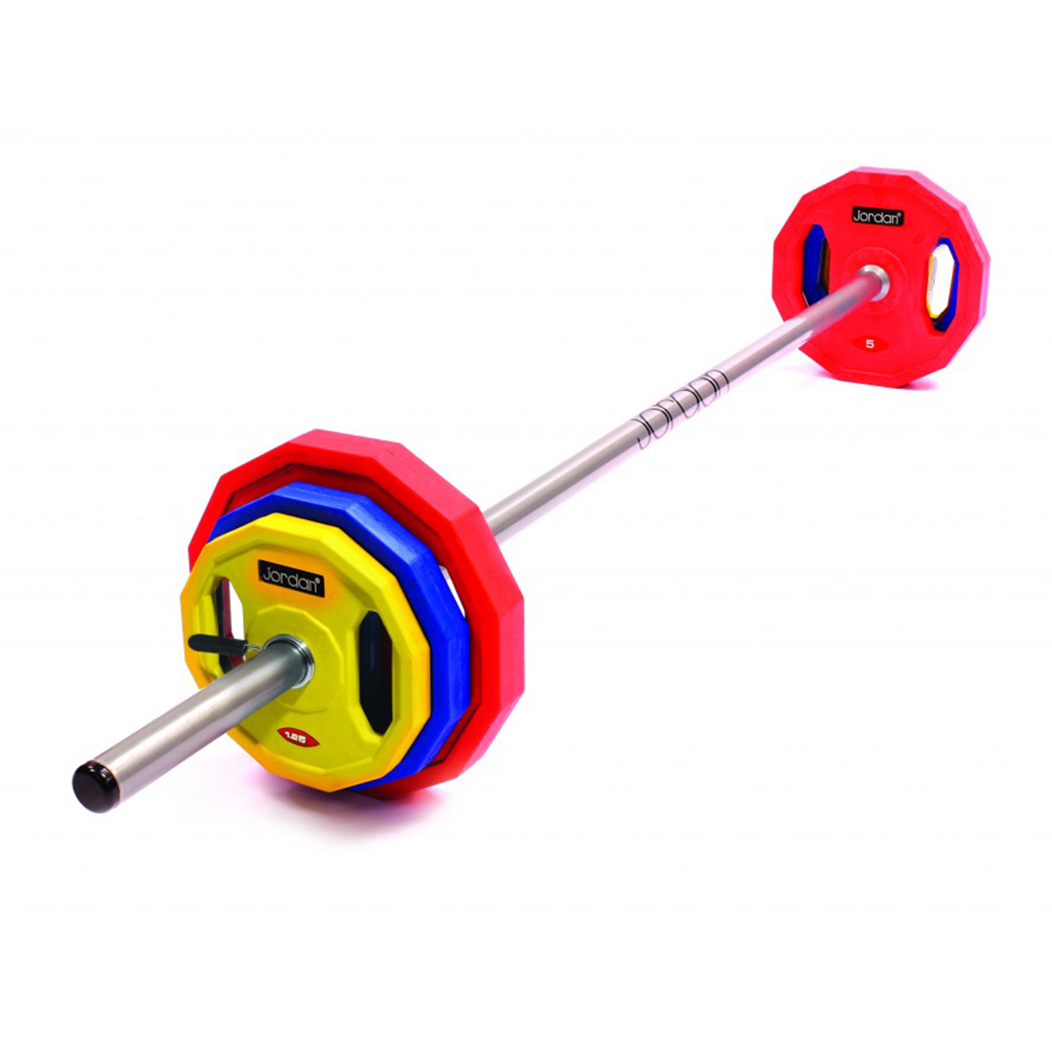 Jordan Fitness Classic Rubber Studio Barbell Set