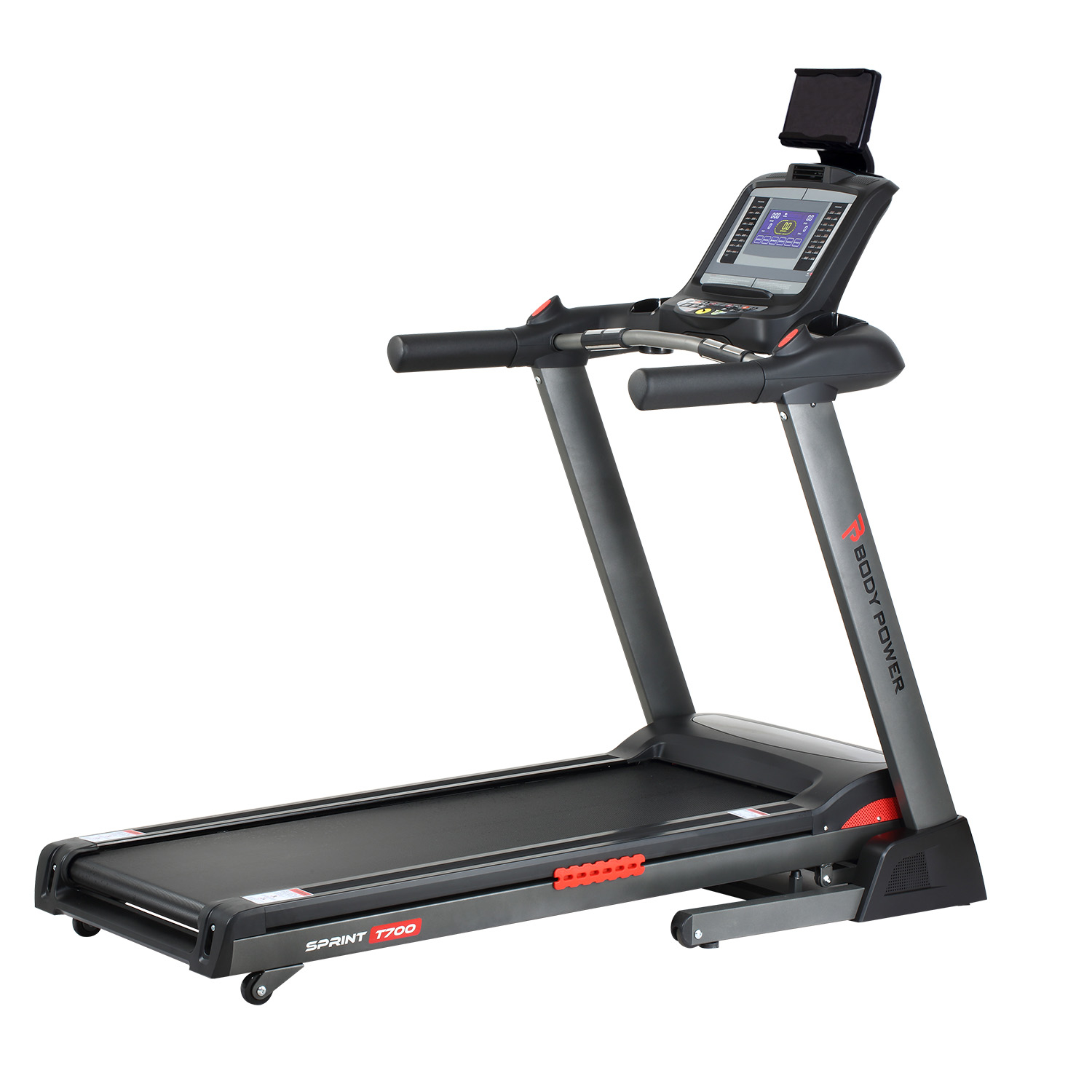 Body Power Sprint T700 Folding Treadmill with Tablet Holder