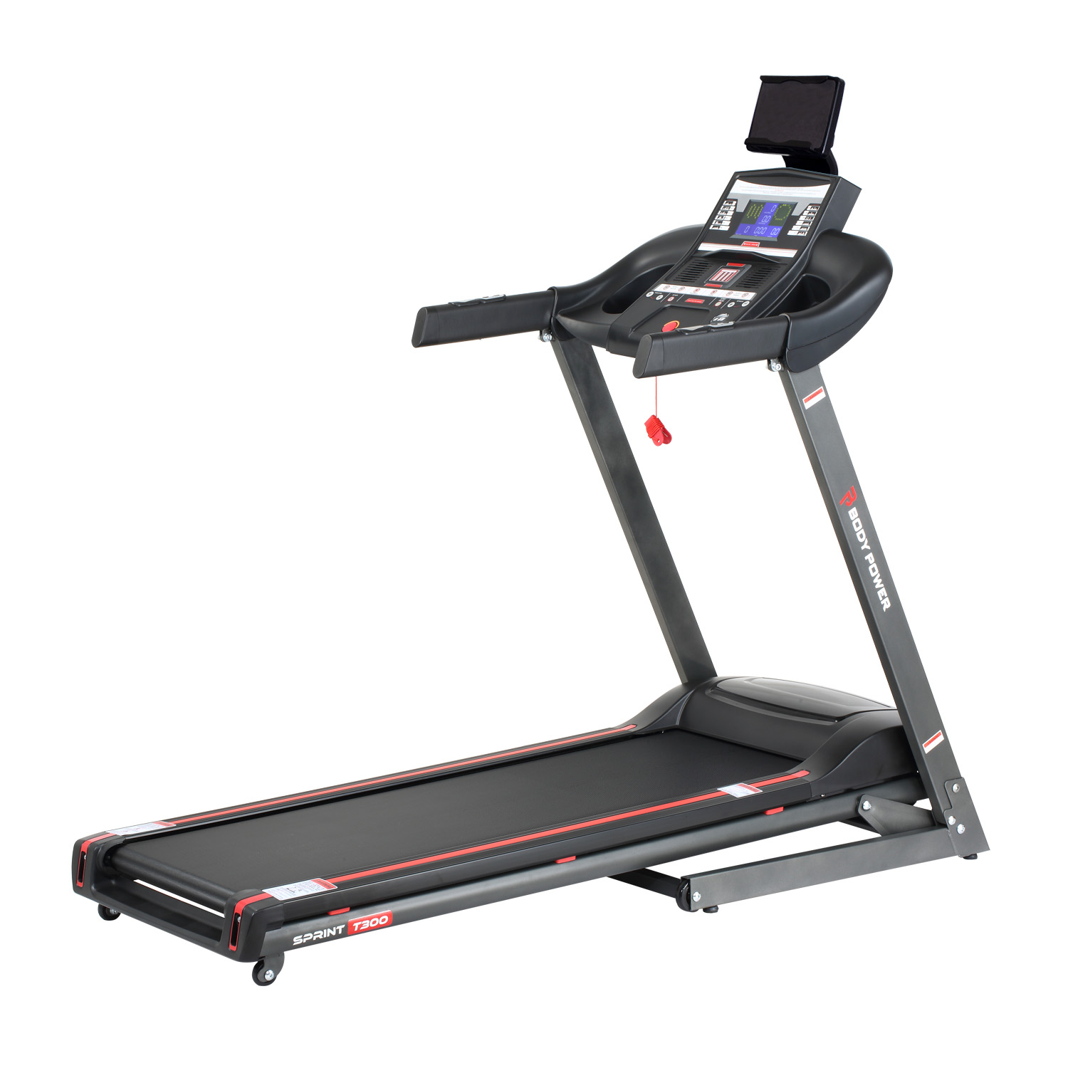 Body power sprint t700 folding treadmill with tablet holder sale