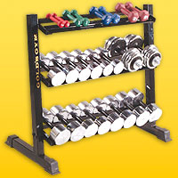 Gold's gym dumbbell rack sale