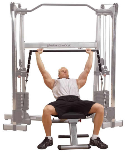 Functional trainer 2025 press bar