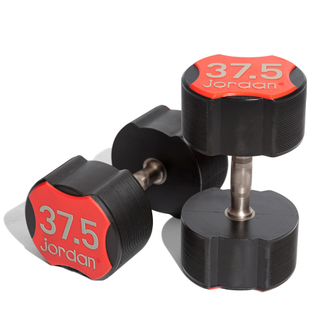 Jordan Fitness 27.5 37.5kg Ignite Urethane Dumbbell Set