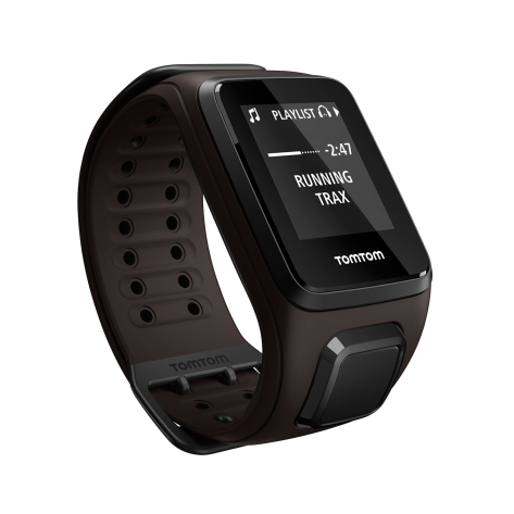 TomTom Spark Music GPS Fitness Watch Ale Brown L