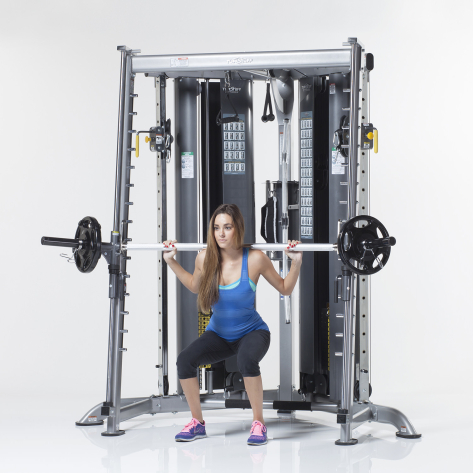 TuffStuff CXT-200 Core Multi Functional Trainer with CXT-225 Smith  Attachment