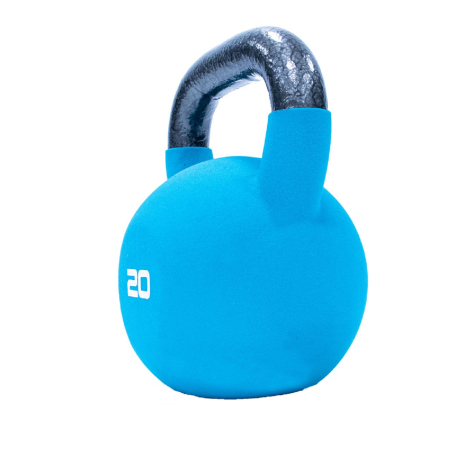 JORDAN 20kg Teal Neoprene Covered Kettlebell