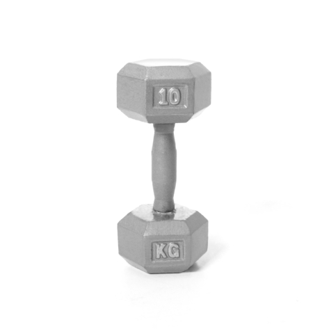 Body Power 10kg Hex Dumbbell x2