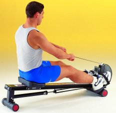 York rowing machine yellow sale